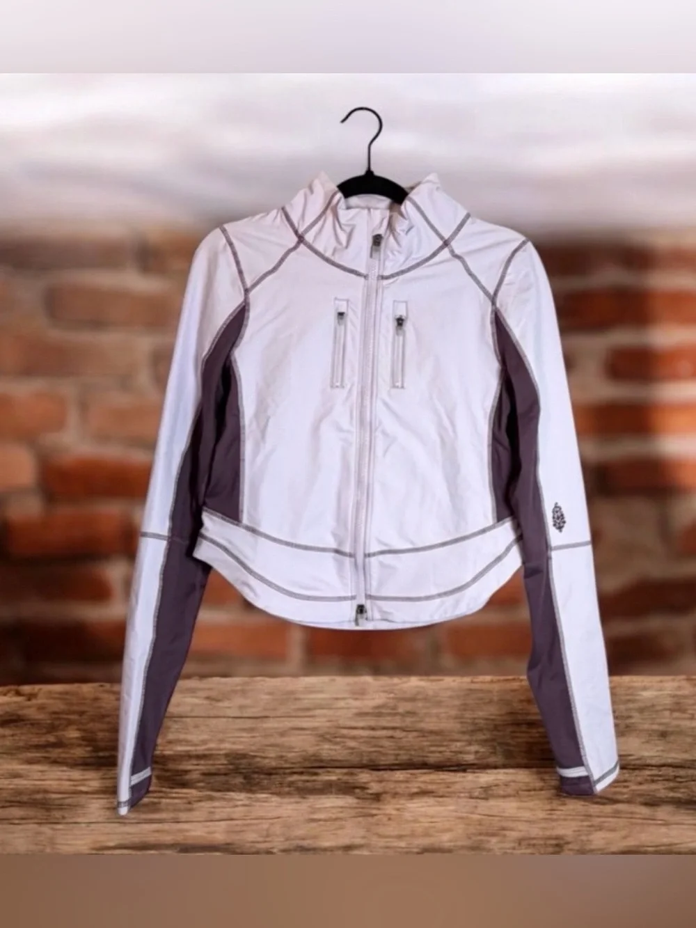 Free People Movement 🔥 Dasher Run Jacket Lavender Shadow Purple **Please Read**